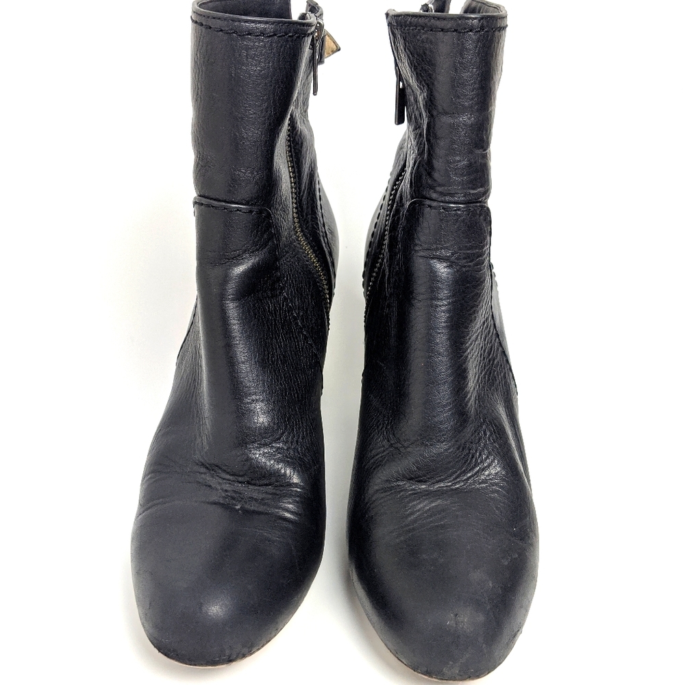 *Sold* FRYE Marissa Zip Short Boot Black Size 9M - Picture 7 of 12